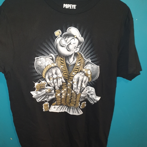 2021 Popeye Gangster T-shirt Hero Assorte 3 shirt collection - Picture 1 of 5